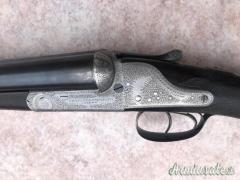Doppietta Lancaster side lock self opening cal 12 con 2 canne una cm 66 e l'altra 76 cm