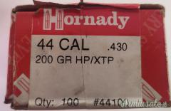 Palle Hornady cal. 44 200 Grs. XTP