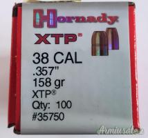 Hornady palle cal. 38/357 158 Grs.XTP