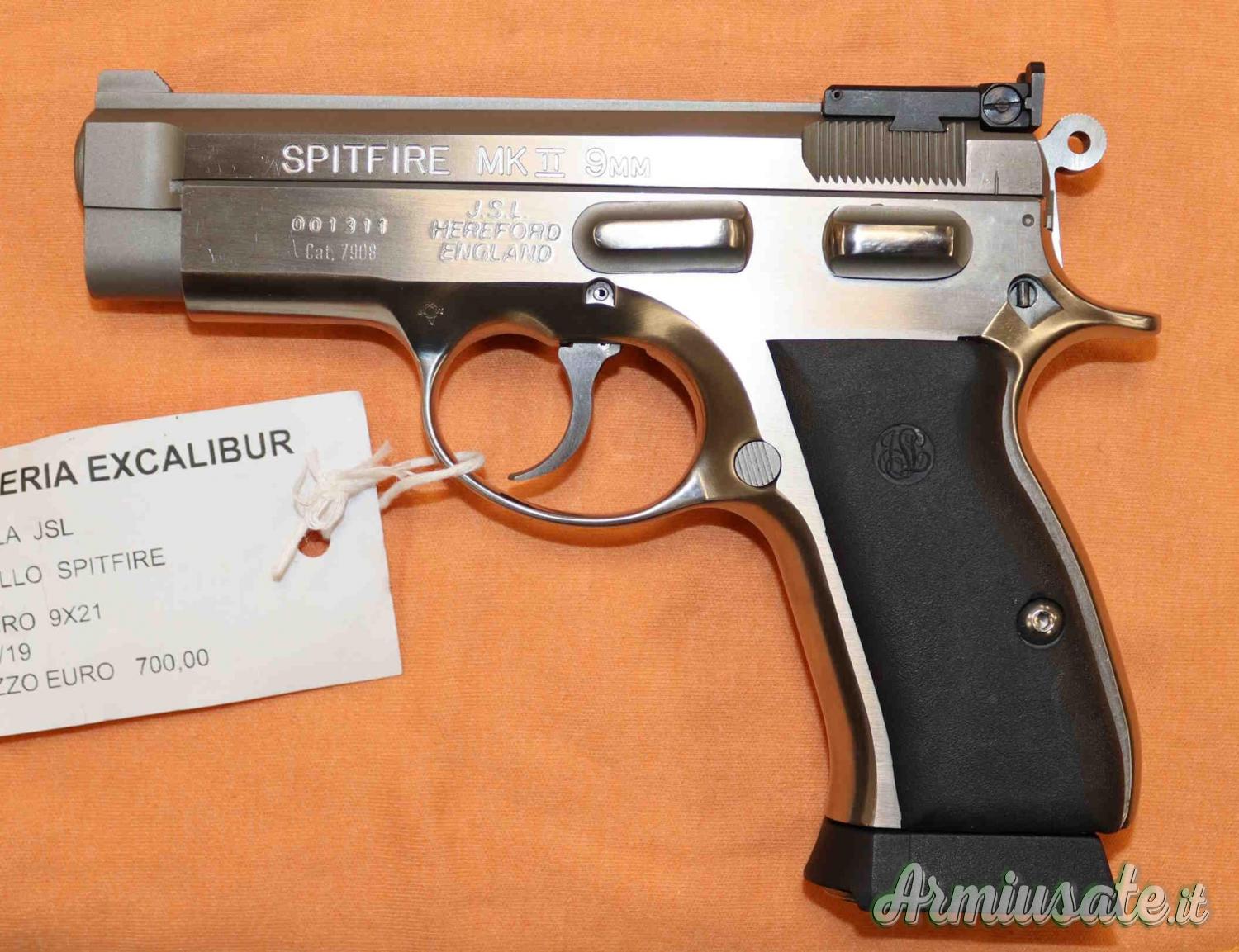 RARA Pistola J.L.S. Spitfire MKII Cal. 9x21 RARA Pistola J.L.S. Spitfire MKII Cal. 9x21
