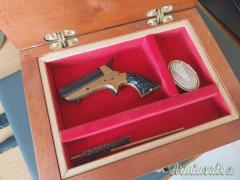 Cofanetto per replica Uberti Derringer Sharps 4 canne