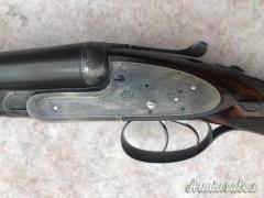 Doppietta Purdey Side lock cal 12 canne 75cm completa di valigetta proveniente da collezione
