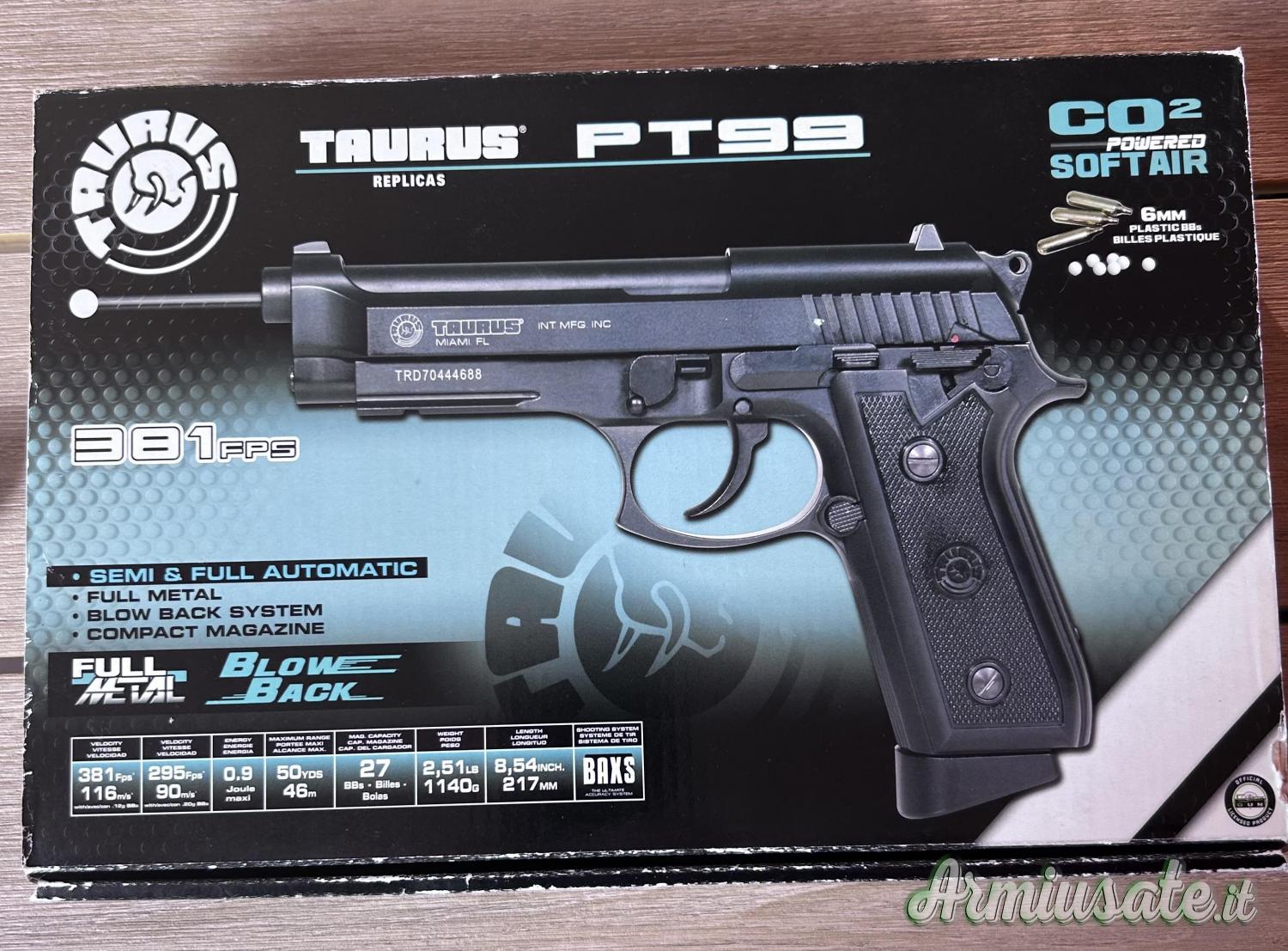 Pistola Taurus PT99 replica Pistola Taurus PT99 replica