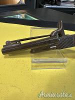 REVOLVER A SPILLO A DUE CANNE EIBAR MOD. PABLO JUARISTI EIBAR HACIA 1860