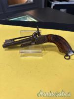 REVOLVER A SPILLO A DUE CANNE EIBAR MOD. PABLO JUARISTI EIBAR HACIA 1860