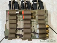 Fron panel Magazine Pouch + Giberna 12 gauge per Plate Carrier