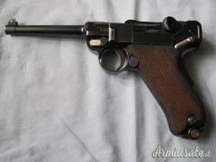 Pistola LUGER DWM  mod. 1900 cal.7,65 parabellum Svizzera, croce nel sole.