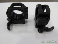 ANELLI SGANCIO RAPIDO TUBO 30 BASE PICATINNY RIF AC444