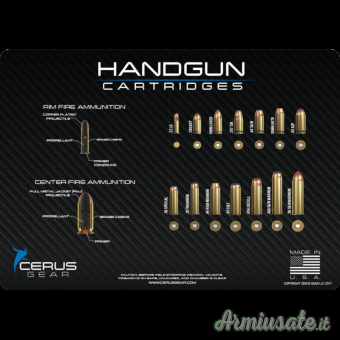Cerus Gear Tappetino Pulizia Top Handgun Cartridge