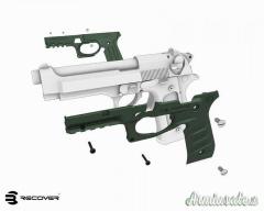 Recover Guance Tattiche Beretta 92 con Rail Integrato