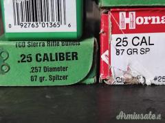 cal. 25 - 257 varie gramature