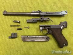 Erfurt Luger LP08, Artiglieria, 1914, Sportiva, 9x19 (9 Parabellum)