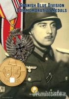 Rara medaglia epoca nazista per membri “BLAUE DIVISION” in Russia 1941 - variante spagnola