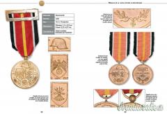 Rara medaglia epoca nazista per membri “BLAUE DIVISION” in Russia 1941 - variante spagnola