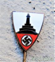 Distintivo o pin tedesco d’epoca nazista per membri del “DRKB” modello 