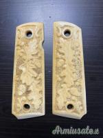 Guancette per Colt 1911 in vero avorio
