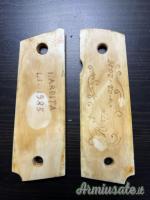Guancette per Colt 1911 in vero avorio