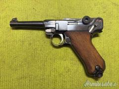Luger P08 DWM, Finlandese, Tikkakoski, 1916, Sportiva, 9x19 (9 Parabellum)