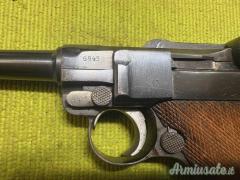 Luger P08 DWM, Finlandese, Tikkakoski, 1916, Sportiva, 9x19 (9 Parabellum)