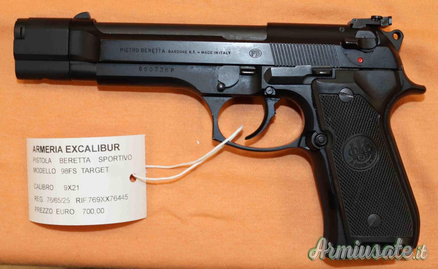 AFFARE Beretta 98 Target Cal. 9X21 AFFARE Beretta 98 Target Cal. 9X21