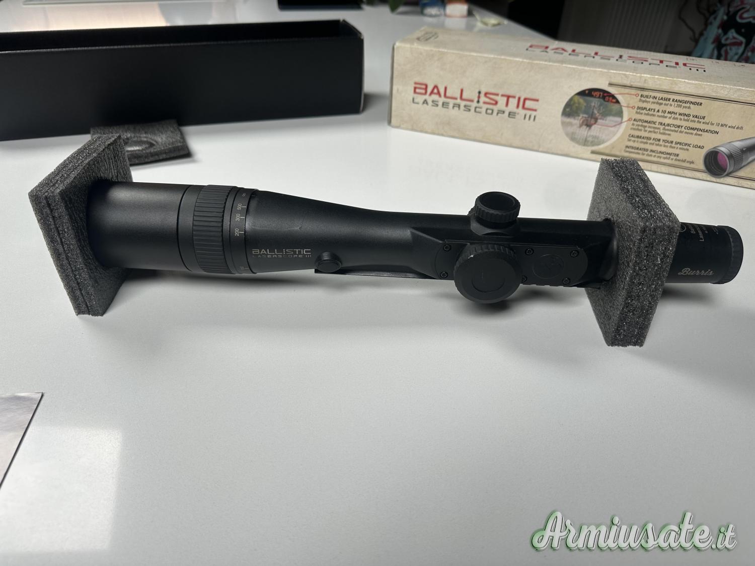 BURRIS BALLISTIC LASERSCOPE III 4-16X50 BURRIS BALLISTIC LASERSCOPE III 4-16X50