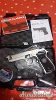Umarex BERETTA 92fs NIKEL AIRGUN CUSTOM  4.5/.177