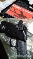 Umarex BERETTA 92fs NIKEL AIRGUN CUSTOM  4.5/.177