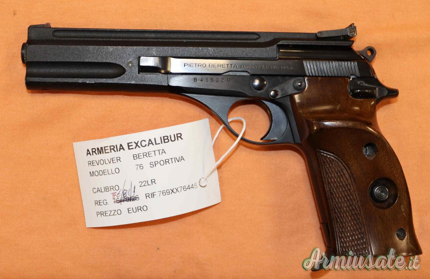 Pistola Beretta 76 Cal. 22LR Sportiva Pistola Beretta 76 Cal. 22LR Sportiva