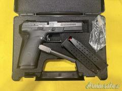 Pistola s/automatica marca CZ modello P10-F calibro 9x21 + canna 9x19