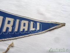 Raro drappo o pennone d’epoca fascista con dicitura “LITTORIALI” anno 1935 dei G.U.F. di Milano