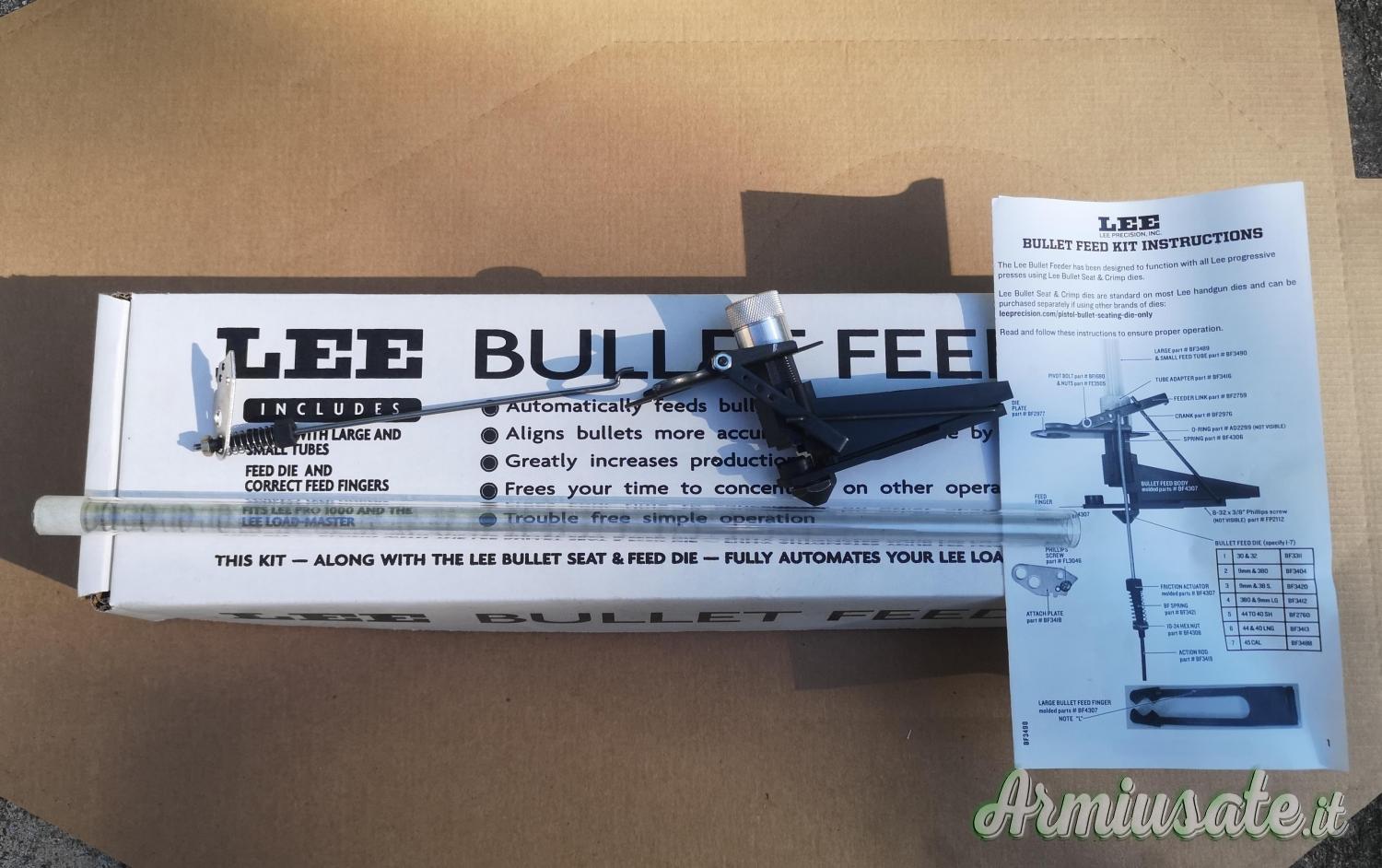 Lee bullet feeder Lee bullet feeder