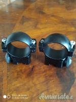 Doppia coppia anelli Hunter 25 mm per scina 9-11mm
