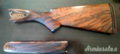 Calcio sinistro e astina per Beretta So3 in noce di grado 3