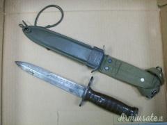Baionetta M4 tipo 1 demilitarizzata con fodero US M8 A1