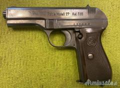 Pistola CZ 27, WaA76, Wehrmacht, 1942, 7,65 Browning