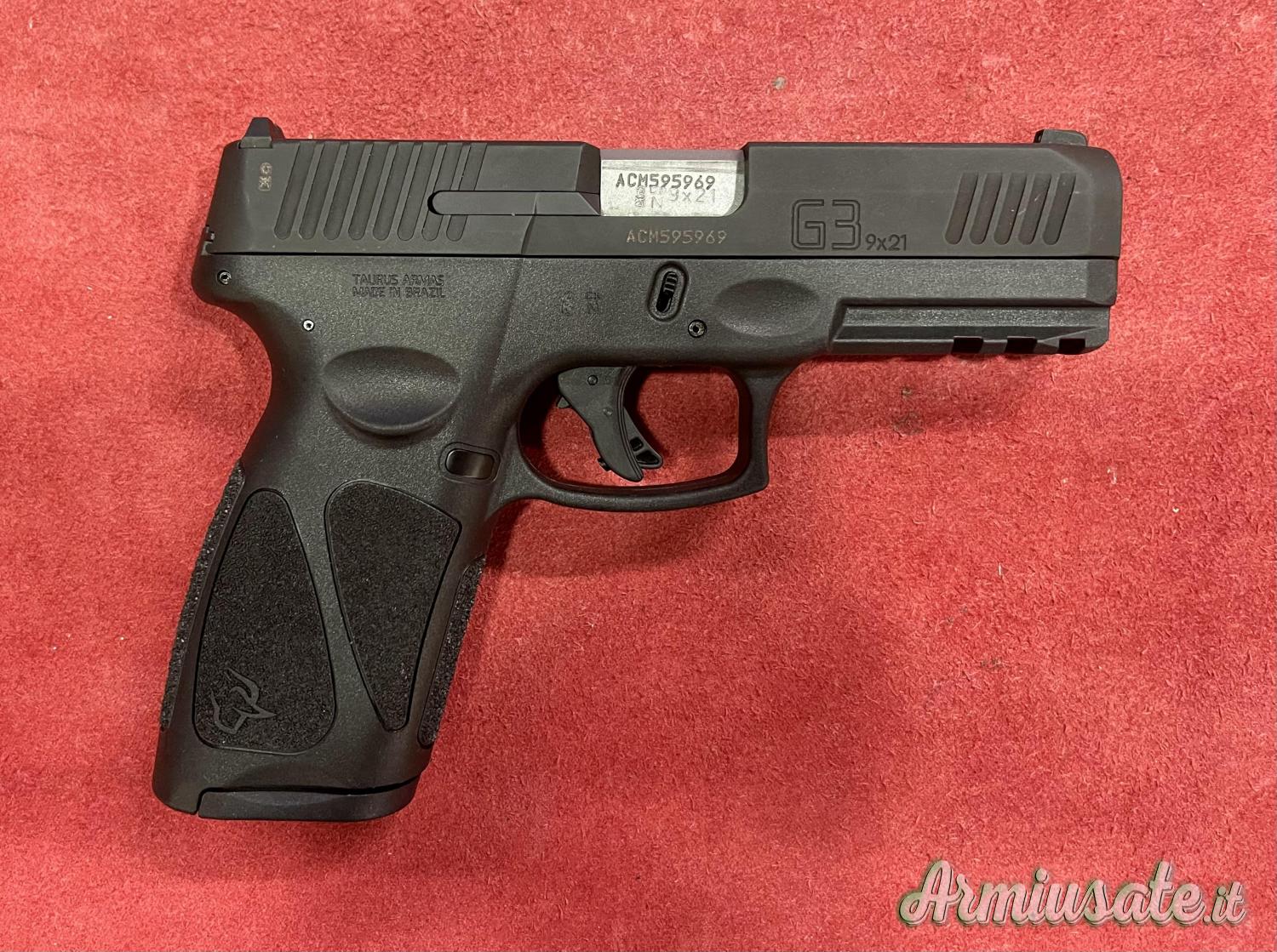 Pistola Marca Taurus Mod. G3 Cal. 9x21 Pistola Marca Taurus Mod. G3 Cal. 9x21