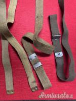 Cinghie militari originali per Garand + spallacci militari punzonati periodo WWII