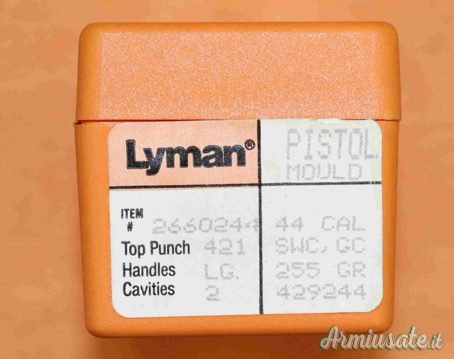 Lyman Fondipalle Cal. 44 Grani 255 Lyman Fondipalle Cal. 44 Grani 255
