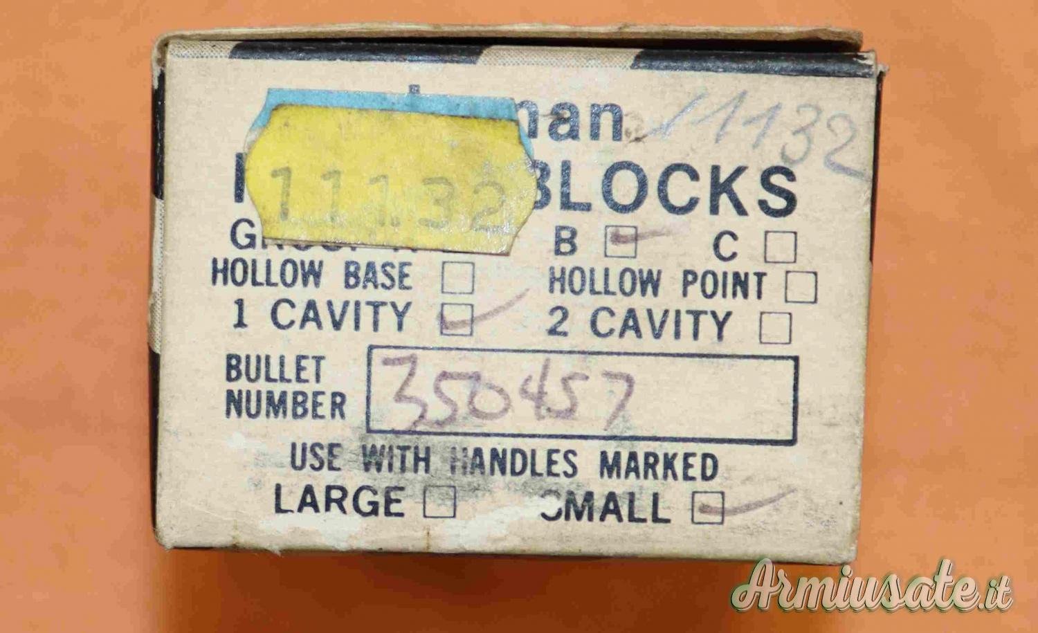 Fondipalle Lyman Cal. 349 Grani 195 Fondipalle Lyman Cal. 349 Grani 195