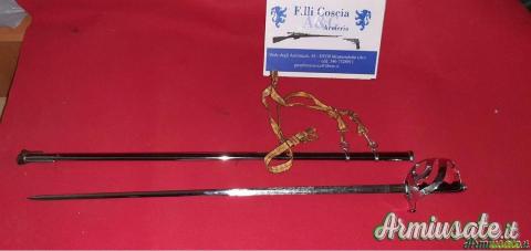 SCIABOLA DA PARATA 1888 F.lli Turco Napoli Esercito Cavalleria Ufficiali