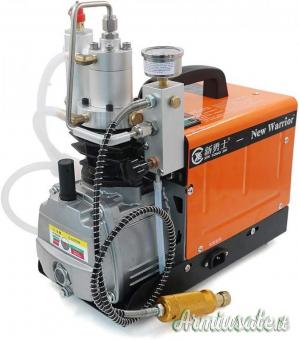 WARRIOR COMPRESSORE PCP 220V 4500PSI/310BAR 18KG 89X44X97CM 1.6KW 5M/0,5LT