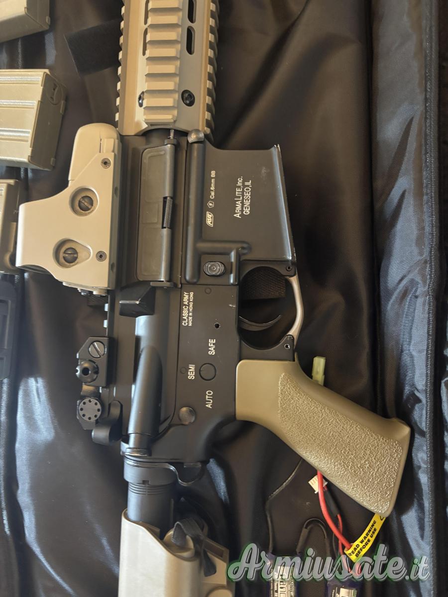 Fucile Elettrico SoftAir Armalite M15 Tactical Custom Fucile Elettrico SoftAir Armalite M15 Tactical Custom