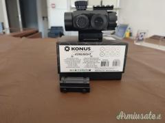 konus 1x35 red/green dot sight