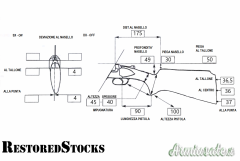 VENDUTO! CALCIO REGOLABILE PER BERETTA 680/694´