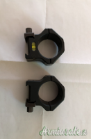 Anelli Contessa STR02/A Tactical Rings HP 30mm - h10mm - con livella