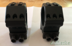 Anelli Contessa STR02/A Tactical Rings HP 30mm - h10mm - con livella