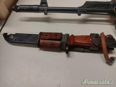 Carabina s.a. marca Adler mod. AK 47 cal. 222 Remington comprensivo di baionetta