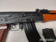 Carabina s.a. marca Adler mod. AK 47 cal. 222 Remington comprensivo di baionetta