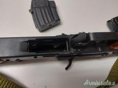 Carabina s.a. marca Adler mod. AK 47 cal. 222 Remington comprensivo di baionetta