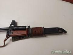 Carabina s.a. marca Adler mod. AK 47 cal. 222 Remington comprensivo di baionetta